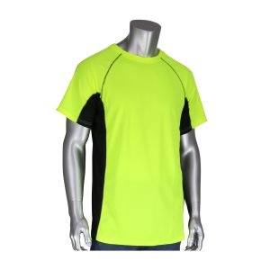 Non-ANSI Short Sleeve T-Shirt with 50+ UPF Sun Protection, Insect Repellent Treatment and Black Trim