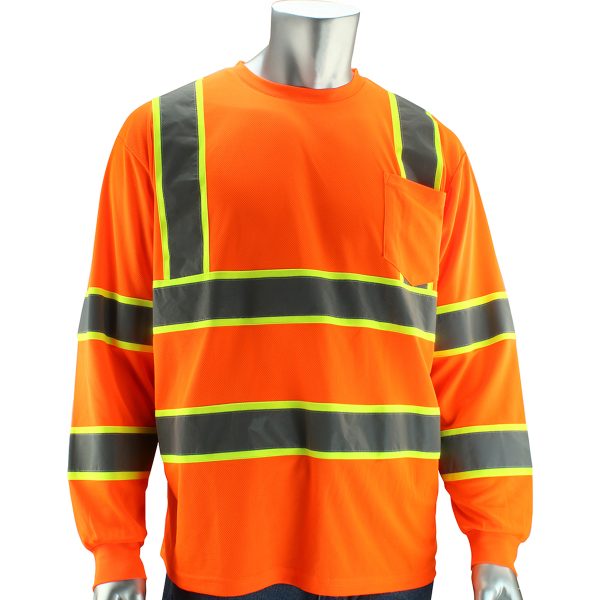 ANSI Type R Class 3 Two-Tone Long Sleeve T-Shirt