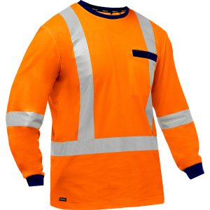 ANSI Type R Class 3 and CSA Z96 Class 2 X-Back Long Sleeve Shirt