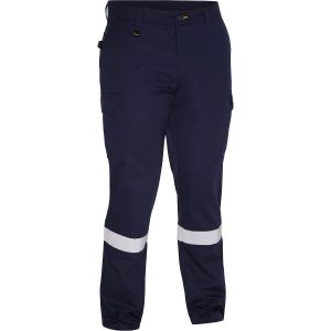 Navy Taped Cargo Pant - Industrial Wash Durable