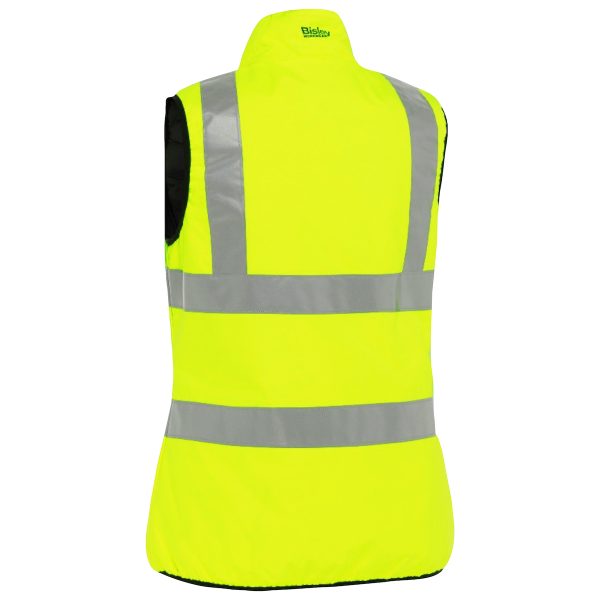 ANSI Type R Class 2 Women's Contoured Reversible Puffer Vest - Image 2