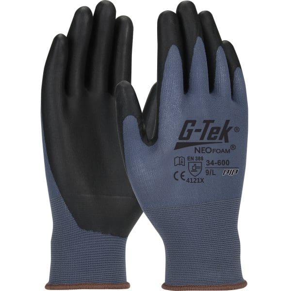 Seamless Knit Nylon Glove with NeoFoam® Coated Palm & Fingers - Light Duty
