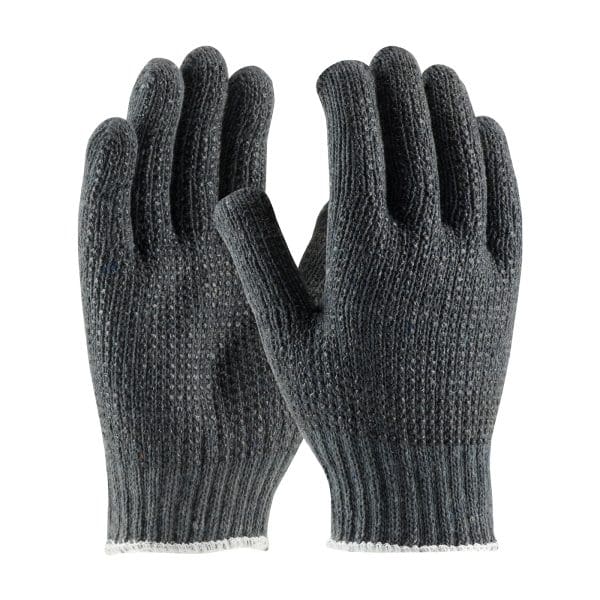 Seamless Knit Cotton / Polyester Glove with Double-Sided PVC Dot Grip - 7 Gauge