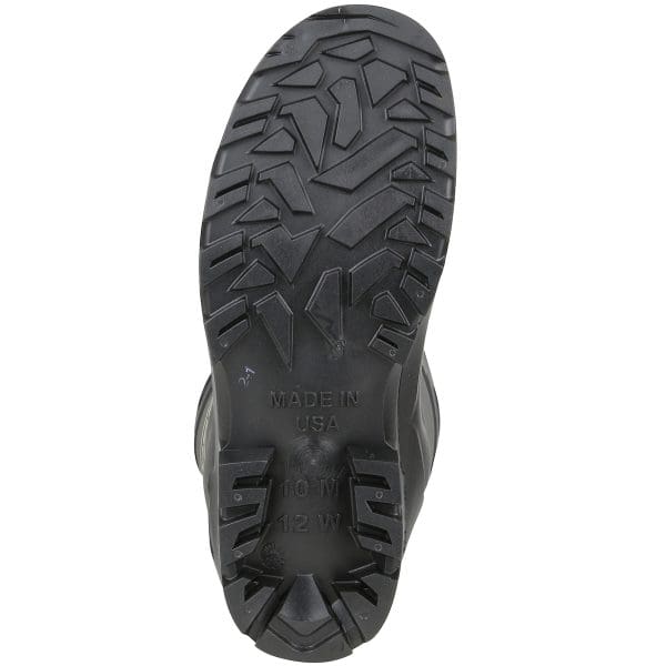 16" Black PVC Plain Toe Boot - Image 3