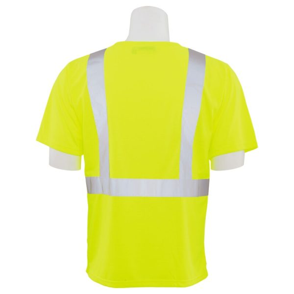 9601S CL 2 JERSEY KNIT SHORT SLEEVE TEE JAUNE CITRON HV - Image 3
