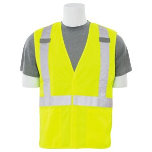 S101X CL 2 BREAK-AWAY X-BACK SAFETY VEST JAUNE CITRON HV