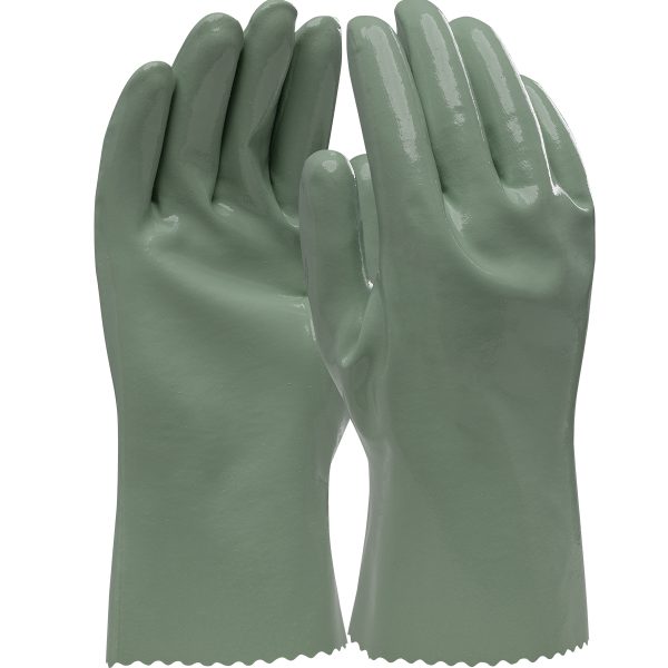 Polyurethane Solvent Glove with Cotton Lining - 10.25"