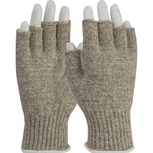 Seamless Knit Ragwool Glove - Half-Finger