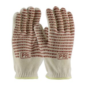 Double-Layered Cotton Seamless Knit Hot Mill Glove with Double-Sided EverGrip™ Nitrile Coating - 24 oz