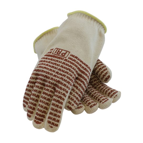Double-Layered Cotton Seamless Knit Hot Mill Glove with Double-Sided EverGrip™ Nitrile Coating - 32 oz - Image 2