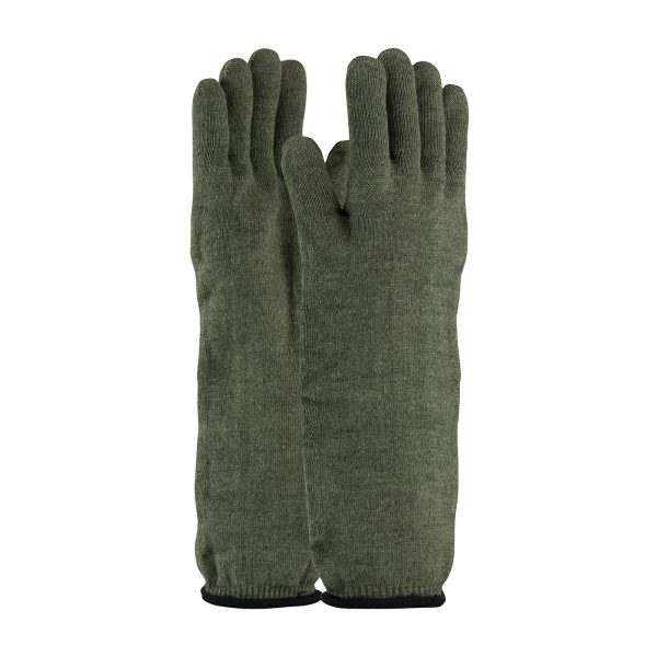 DuPont™ Kevlar® / Preox Seamless Knit Hot Mill Glove with Cotton Liner - Extended Cuff