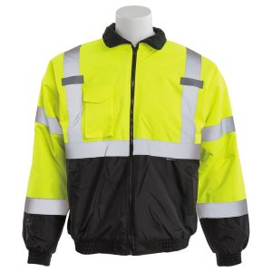 W105 CL 3  BOMBER JACKET JAUNE FLUO-NOIR