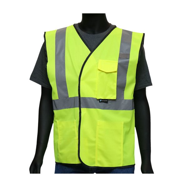 ANSI Type R Class 2 Value Four Pocket Solid Vest