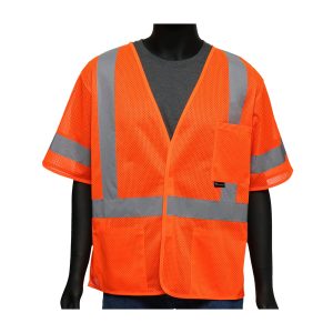 ANSI Type R Class 3 Value Three Pocket Mesh Vest