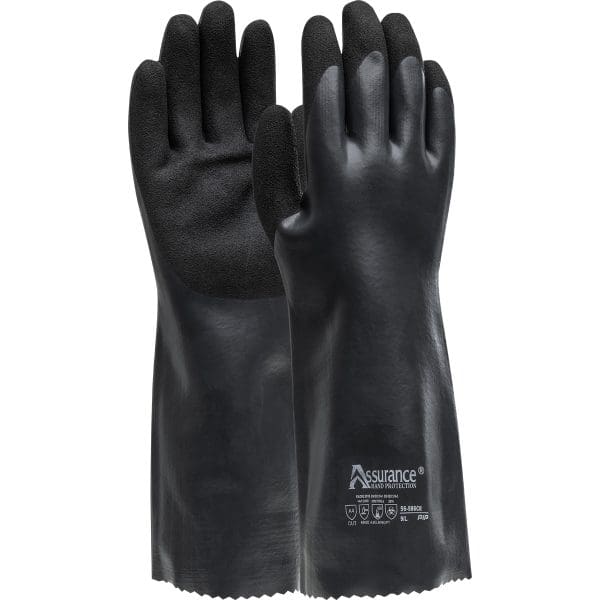 Nitrile Coated Glove with PolyKor® Blended Liner and MicroSurface Grip on Palm & Fingers - 14"