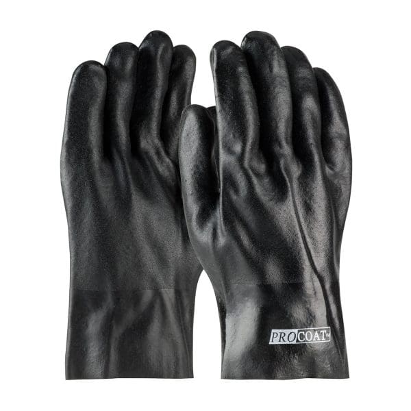 Premium PVC Dipped Glove with Jersey Liner and Rough Acid Finish - 10" Length