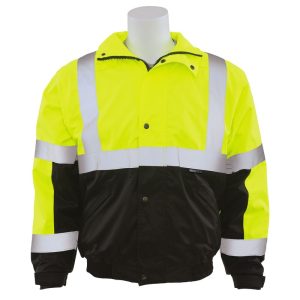 W106 CL 3 BOMBER JACKET JAUNE FLUO-NOIR
