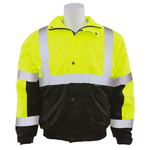 W106 CL 3 BOMBER JACKET JAUNE FLUO-NOIR