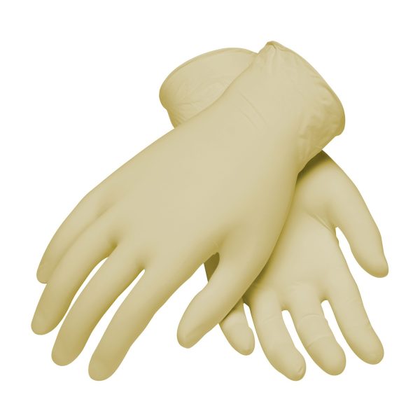 Single Use Class 100 Cleanroom Latex Glove with Fully Textured Grip - 9.5"