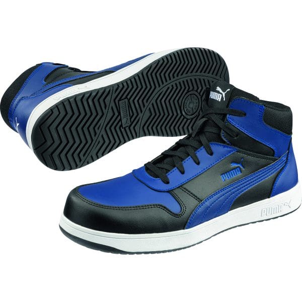 Frontcourt Blue/Blk MID Composite Toe Impact Resistant Toe Cap, Static Dissipating safety, Slip Resistant, Safety Shoes - Image 2