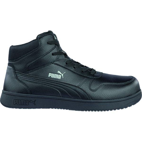 Frontcourt Blk Womens MID Composite Toe Impact Resistant Toe Cap, Electrical Hazard protection, Slip Resistant, Safety Shoes