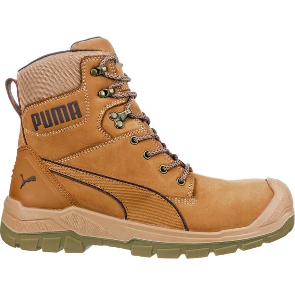 Conquest Wheat Womens CTX HIGH Composite Toe Impact Resistant Toe Cap, COA.TEX-Membrane, Electrical Hazard protection, Slip Resistant, Water Proof, Safety Boots