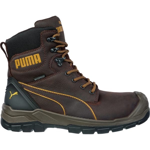 Conquest Brown CTX HIGH Composite Toe Impact Resistant Toe Cap, COA.TEX-Membrane, Electrical Hazard protection, Water Proof, Safety Boots