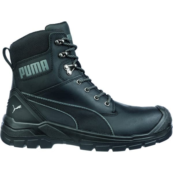 Conquest Black Womens CTX HIGH Composite Toe Impact Resistant Toe Cap, COA.TEX-Membrane, Electrical Hazard protection, Slip Resistant, Water Proof, Safety Boots