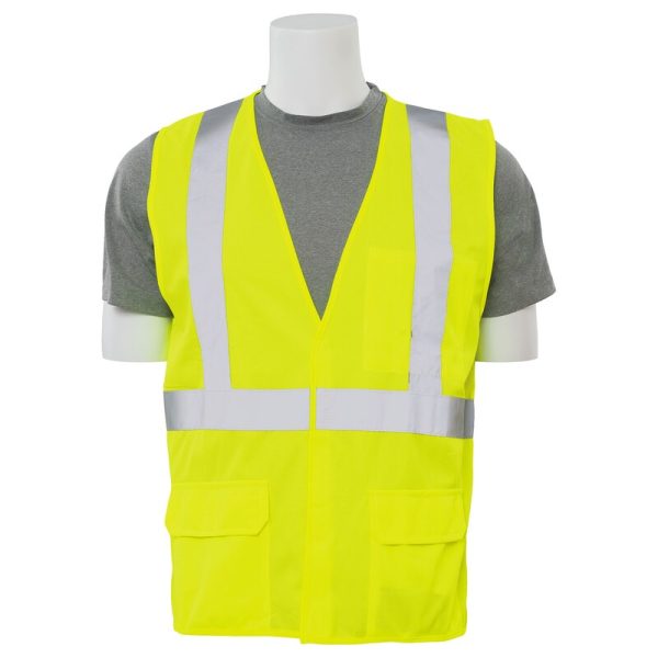 S190 CL 2 FLAME RETARDANT TREATED SAFETY VEST JAUNE CITRON HV