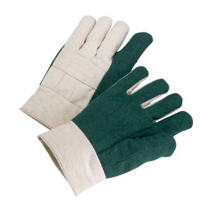 Regular Weight Hot Mill Glove with Band Top Cuff and Cotton/Polyester Shell