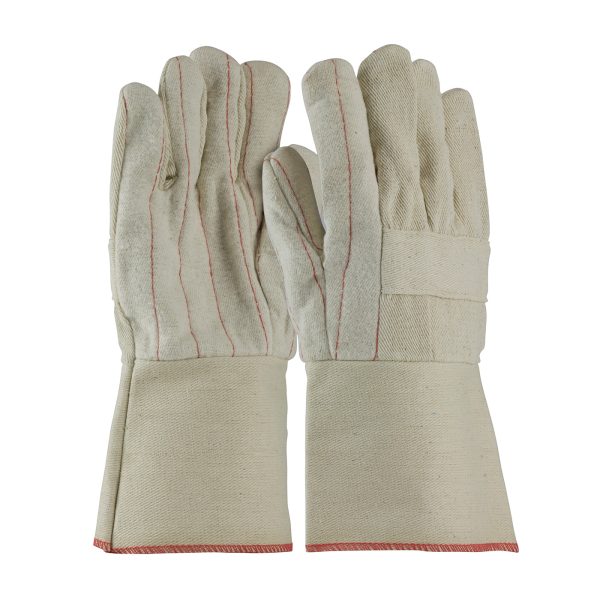 Premium Grade Hot Mill Glove with Three-Layers of Cotton Canvas and Burlap Liner - 28 oz