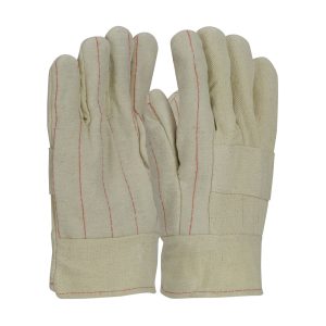 Economy Grade Hot Mill Glove with Three-Layers of Cotton Canvas and Burlap Liner - 28 oz