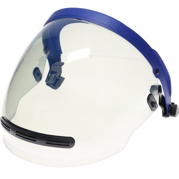 Premium Anti-Fog Coated Arc Flash Shield for Cap Style Hard Hats - 12 Cal/cm2