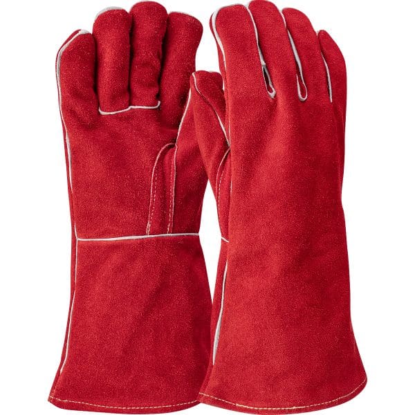 Superior Grade Split Cowhide Leather Welder's Glove with Cotton Lining