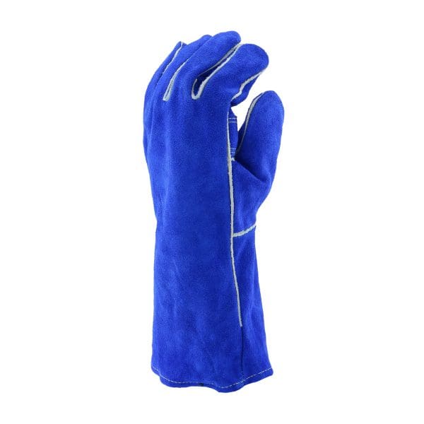 Premium Grade Split Cowhide Leather Welder's Glove with Cotton Lining - Left Hand Only