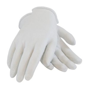 Economy, Light Weight Cotton Lisle Inspection Glove with Unhemmed Cuff - Ladies'