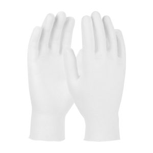 Premium, Light Weight Cotton Lisle Inspection Glove with Unhemmed Cuff - 10.5"