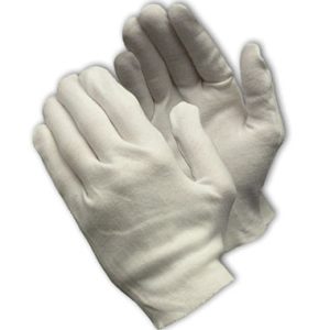 Heavy Weight Cotton Lisle Inspection Glove with Unhemmed Cuff - Ladies'
