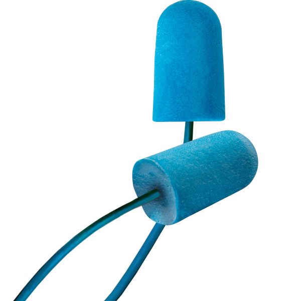 Metal Detectable Disposable Bio-Based Corded Foam Ear Plug with BioSoft™ Technology - NRR 32