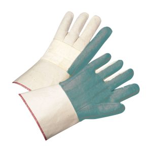 Heavy Weight Cotton Hot Mill Glove with Double Palm and Rayon Lining - 24 oz