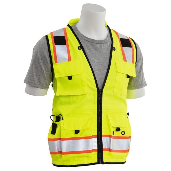 S252C CL 2 DELUXE SURVEYOR VEST JAUNE CITRON HV - Image 3