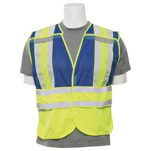 S340 TYPE P 5-POINT BREAK-AWAY SAFETY VEST JAUNE FLUO-BLEU