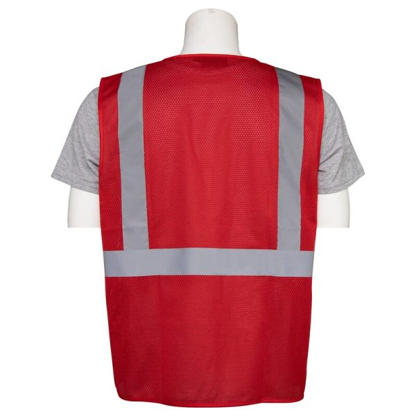 S863P SAFETY VEST ROUGE - Image 2