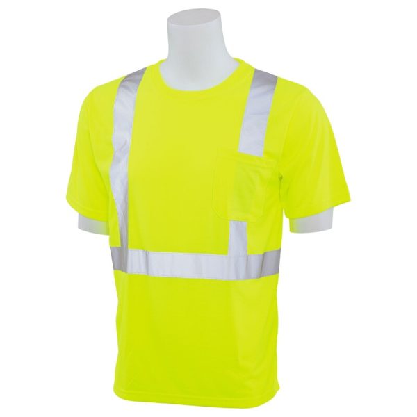9601S CL 2 JERSEY KNIT SHORT SLEEVE TEE JAUNE CITRON HV - Image 2