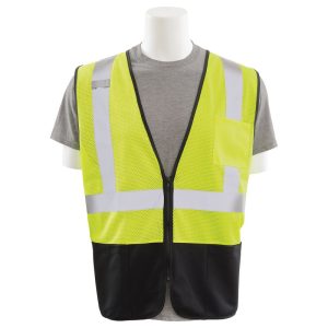 S363PB CL 2 BLACK BOTTOM SAFETY VEST JAUNE CITRON HV
