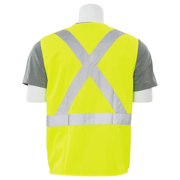S101X CL 2 BREAK-AWAY X-BACK SAFETY VEST JAUNE CITRON HV - Image 2