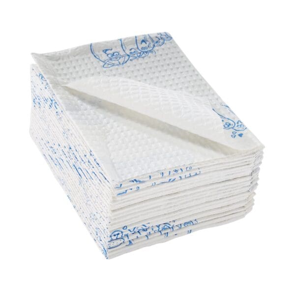 McKesson Nonsterile White / Blue Cartoon Toes Procedure Towel