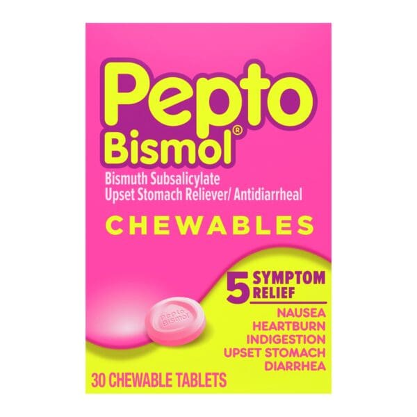 Pepto-Bismol® Bismuth Subsalicylate Chewable Tablets
