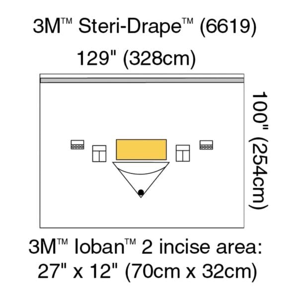3M™ Steri-Drape™ Sterile Large Isolation Orthopedic Drape
