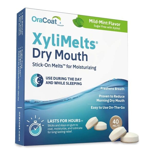 OraCoat XyliMelts Stick-On Melts for Moisturizing